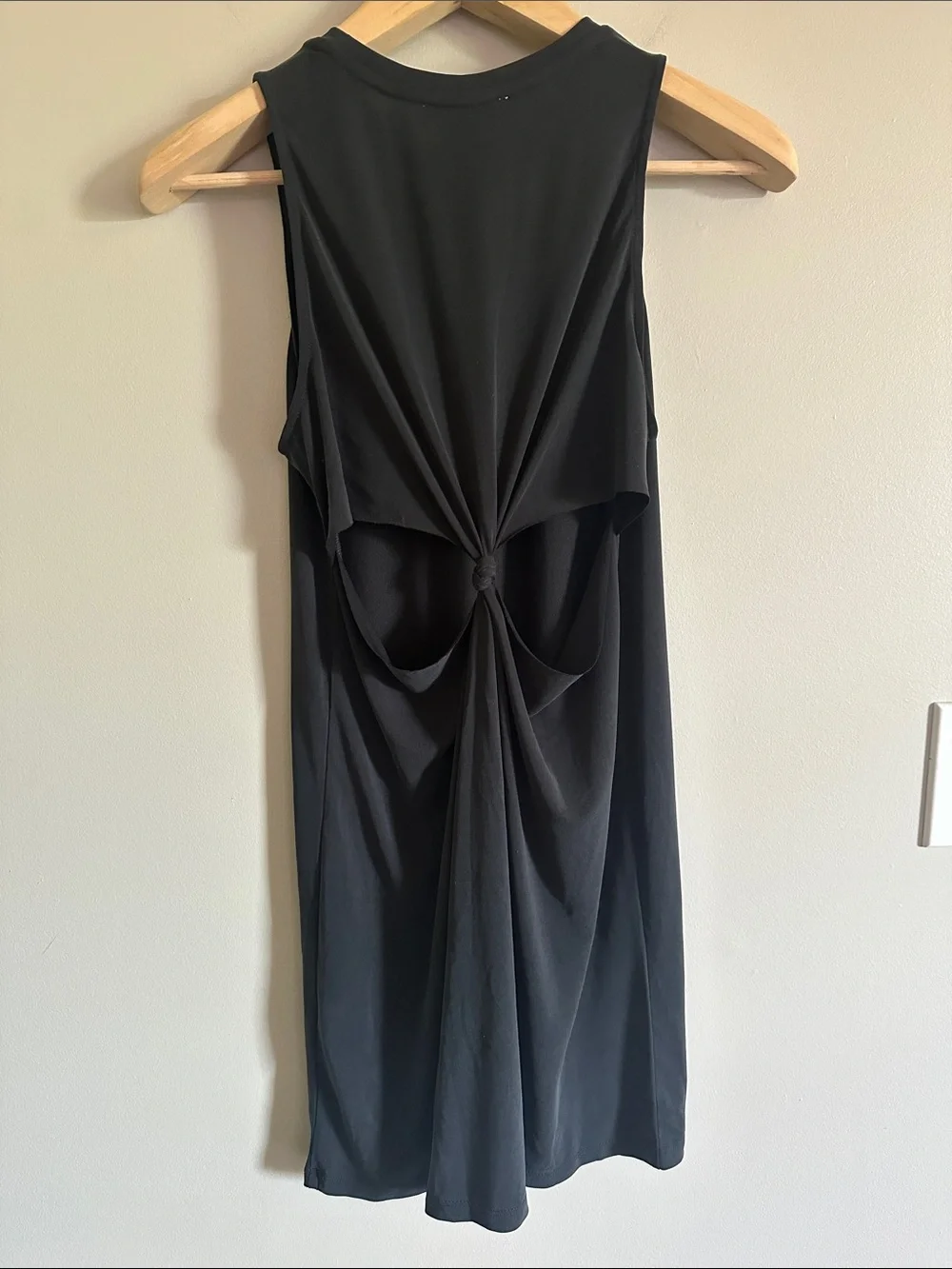 Double Zero Black Sleeveless Mini Dress
